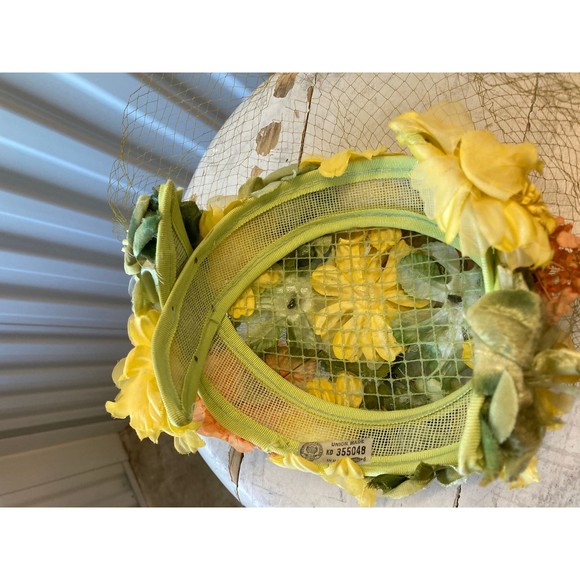Floral Fascinator/Hat 1950s/1960s - Picture 7 of 10